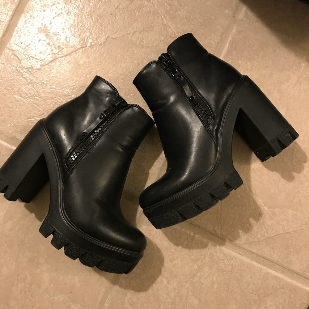Black booties